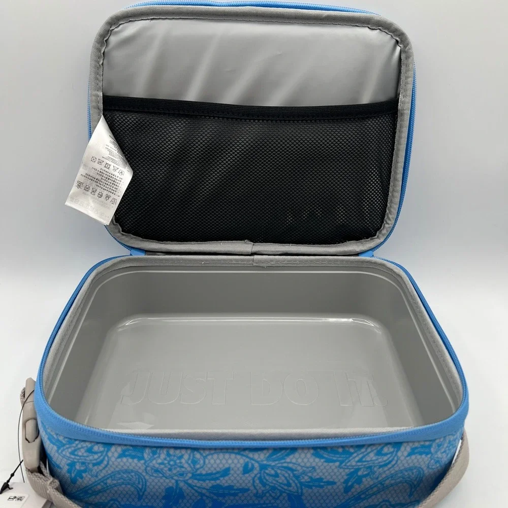 NWT Nike Hard Shell Lunch Box Ghost Blue Floral Paisley Insulated Back to School